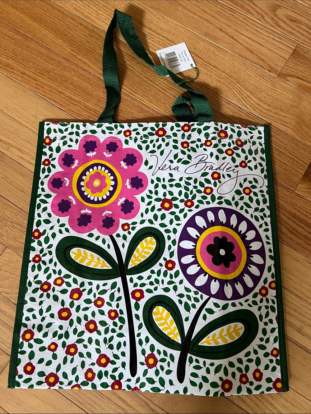 Vera Bradley Pink & Purple Floral Tote Bag